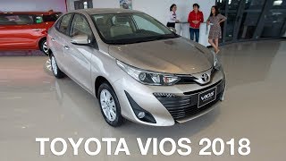 Chi tiết Toyota Vios 2018 phiên bản G giá 606 triệu bình mới rượu cũ 7 túi khí VSC  Xetinhtevn [upl. by Haisi]