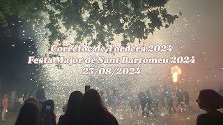 Correfoc de Tordera 2024  Festa Major de Sant Bartomeu 2024  23082024 [upl. by Madid]