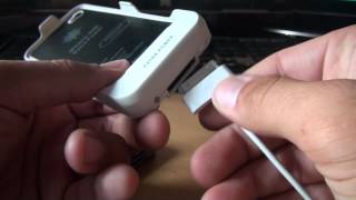 BATTERIE EXTERNE POUR IPHONE 4  4S sur Shopisaprocom [upl. by Siroval780]