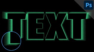 Grainy zoom text effect  Radial blur text  PHOTOSHOP TUTORIAL  TEXT EFFECT [upl. by Caine]