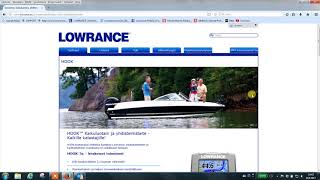 Lowrance Ohjelmistopäivitys Hook [upl. by Ylrebme]