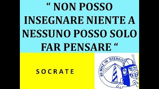 NON POSSO INSEGNARE NIENTE A NESSUNO POSSO SOLO FAR PENSARE [upl. by Lleda]