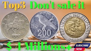 URGENT SELL ME Top 3 Most Valuable Ultra Rare Different Coins Worth Over Million Dollars [upl. by Eednar]