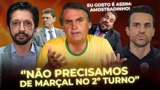 URGENTE BOLSONARO DISPENSA APOIO DE MARÇAL NO 2º TURNO ENTRE NUNES e BOULOS [upl. by Ardena]