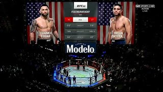 Frankie Edgar vs Brian Ortega [upl. by Poler948]