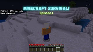 How Am I This Bad At Minecraft Minecraft Episode 1 [upl. by Marozas238]