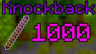 How to get a Knockback 1000 Stick in Minecraft Bedrock 120 [upl. by Pope]