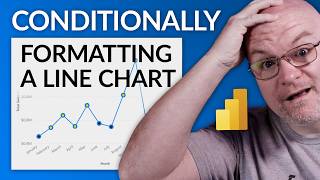 Wait I cant conditionally format a Line Chart in Power BI [upl. by Yanahs]