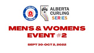 Krysta Hilker vs Kellie Stiksma  DRAW 1  Curling Stadium Alberta Curling Series Event 2 [upl. by Ytirahs]