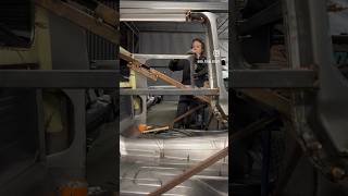 Making the inner roof structure of the stout sheetmetal fabrication roofchop custom [upl. by Lang]