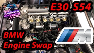 How to Engine Swap BMW S54 M3 Into E30  START UP [upl. by Betthel]