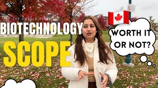 Biotechnology study in Canada IS IT REALLY WORTH IT 🤔 🇨🇦 Sharing my experience [upl. by Audres]