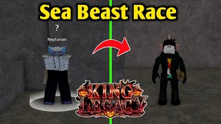 How To Get Sea Beast Race In King Legacy Roblox  Sea Beast Race Guide [upl. by Weber]