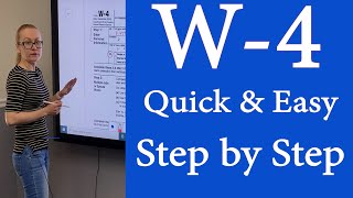 W4  w4 tax form How to fill out tax form W4 Employee Withholding Certificate IRS tax form W4 [upl. by Hawthorn]