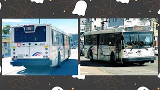 NJ Transit 10 BAYONNE JFK BLVD VIA PAMRAPO AVENUE NABI 41615 6507 [upl. by Bathilda]