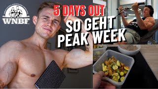 PEAK WEEK Ernährung amp Training I Entladen für die Bestform 5 Days Out [upl. by Ahmar83]