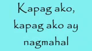 Kapag ako ay nagmahal  Jolina Magdangal w LYRICS HIGH QUALITY [upl. by Mira]