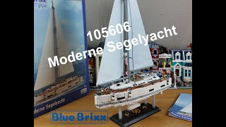 BlueBrixx Pro 105606 Moderne Segelyacht  Speedbuild [upl. by Saltzman]