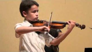 Blake Perryman  Violin  Allegro Assai by Kuchler [upl. by Solon]