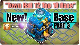 Th12 Most Powerful Top 10 Bases 2024 With copy link   Th12 best base layouts  TH12 Base [upl. by Herman]