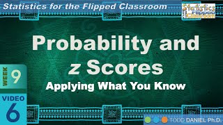 Computing z Scores from Data then Finding Probabilities from a z Table 96 [upl. by Fitalludba]