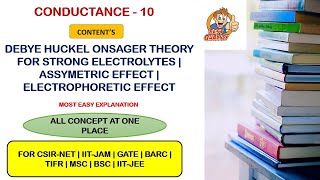 Debye Huckel Limiting Law amp Debye Huckel Onsager Equation for Electrolytes  Best Explanation [upl. by Kendre]