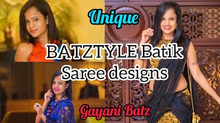 Unique Designer Gayani Batz with Her Own Batik Saree Styles  Best Batiks in Sri Lanka [upl. by Berkow]