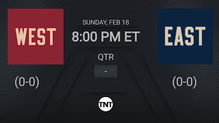 2024 NBAAllStar Game Live TNT Scoreboard [upl. by Hilbert773]