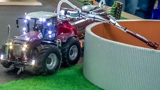 RC tractor CLAAS Xerion by Siku Control in ACTION at HofMohr [upl. by Yssac844]