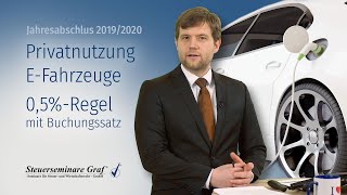 Privatnutzung EFirmenfahrzeuge 05Regel mit Buchungssatz [upl. by Tenaj]