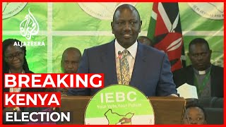 William Ruto wins Kenyan presidential election [upl. by Antonio]