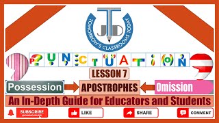 Apostrophes Indicating Possession and Omission [upl. by Ativla]