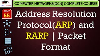 L55 Address Resolution ProtocolARP and RARP  Packet Format  DCNNetworking Lectures in Hindi [upl. by Husein]