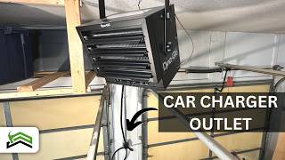 Electric Garage Heater Installation And Test [upl. by Neneek]