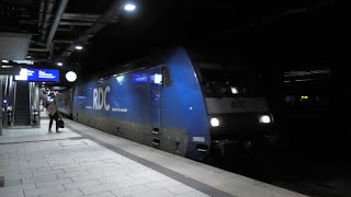 Nachtzüge in Hamburg mit SJ RDC UEX und Nightjets  Entladung in HamburgAltona [upl. by Norrabal90]