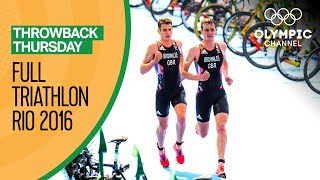 FULL Mens Triathlon  Rio 2016 Replay  Throwback Thursday [upl. by Feodora306]