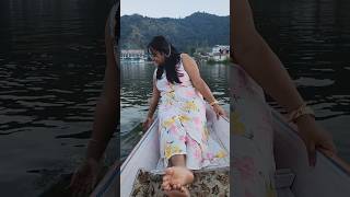 Dal Lake ⛵️kashmir song shikara srinagar trending love shortvideo reels love viralvideos [upl. by Laira]