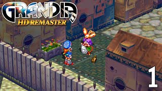 Grandia HD Remaster  Part 1 [upl. by Ahtnamas]