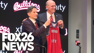 New Fresno State Bulldogs basketball coach introduced [upl. by Riancho]