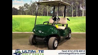 Yamaha Drive Emerald Green Electric Golf Cart [upl. by Llerat]