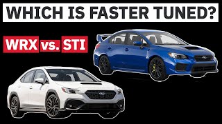 2022 Subaru WRX VS 20152021 WRX STI  Which Makes More Power Tuned [upl. by Lisan771]