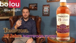 Tomintoul 15 Jahre Portwood Finish  Whisky Tasting Talking Malts [upl. by Esilanna619]