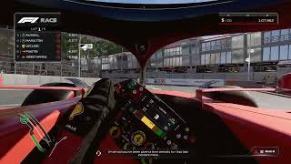 F1 23 Leclerc Monaco crash [upl. by Nashbar]