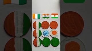 🇨🇮🇮🇳🇳🇪Janaganamana 🧡🤍💚republicday flag drawing art viral [upl. by Aratas]