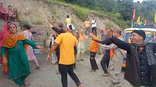 Pahari Dance On Bindra Bana Bo Kheri Gojriyo  Ishant Bhardwaj Superhit Kud Dance  Yatra Dance [upl. by Cogswell]