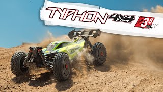 ARRMARC TYPHON 223S BLX  GO BIG AND GO BRUSHLESS ARA4306V4 [upl. by Ambrosine306]