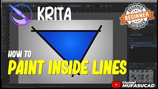 Krita How To Paint Inside Lines [upl. by Lenoyl177]