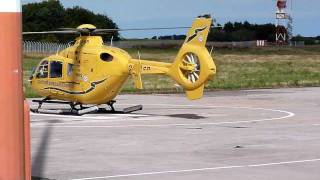 HELIMED 02 ARRIVES AT ITS INVERNESS AIRPORT BASE [upl. by Igal]