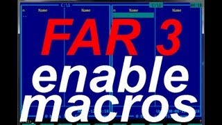 Enable macros in Far 3 [upl. by Sined]