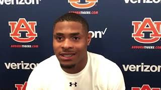 Hear what Jarquez Hunter said after Auburns 620 win over Alabama State [upl. by Anne-Marie]